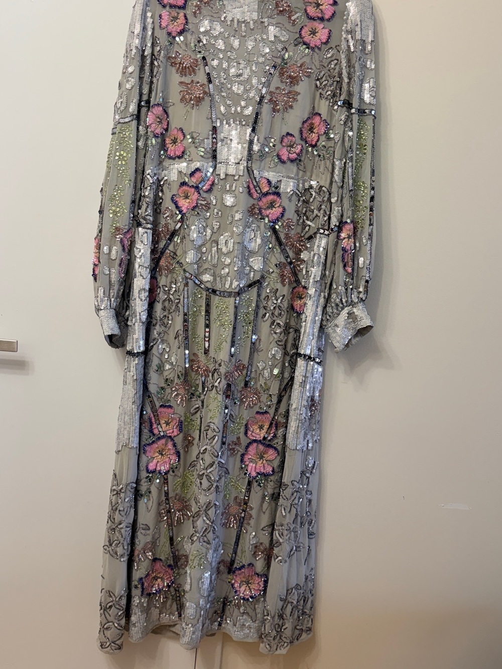 ASOS Embellished Floral Maxi Dress